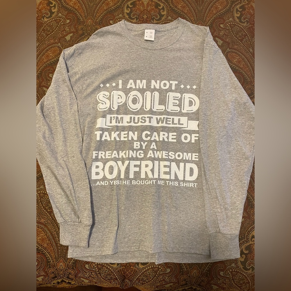 Men’s graphic tshirt - gray - medium